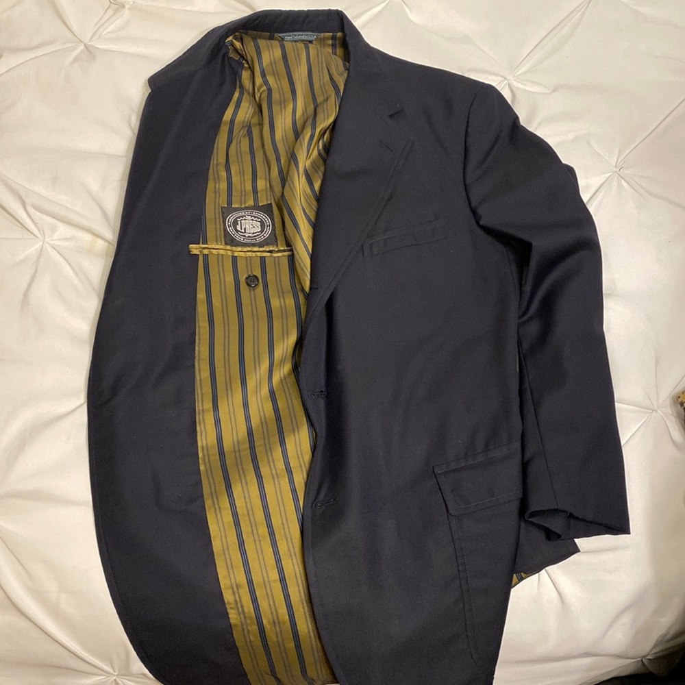 MENS HOPSACK WOOL BLAZER